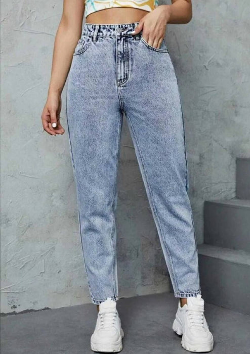 Trendyol Mavi Kadın Pantolon XS