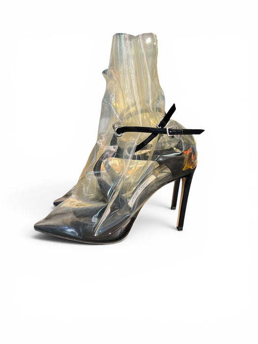 Off White x Jimmy Choo Siyah Kadın Topuklu Ayakkabı 38