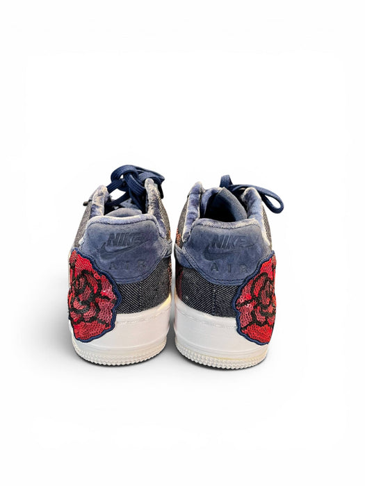 Nike Mavi Kadın Çiçek Desenli Sneaker Ayakkabı 38,5