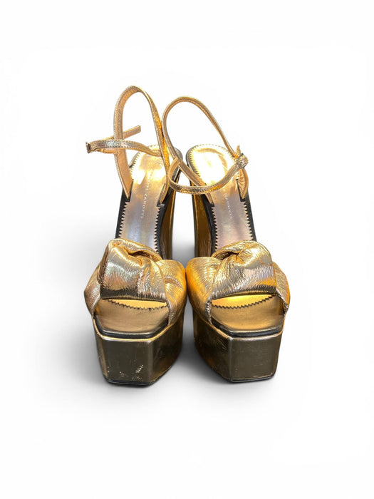 Giuseppe Zanotti Gold Kadın Topuklu Ayakkabı 38