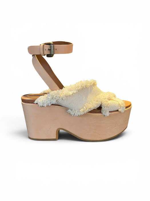 See by Chloe Bej Kadın Topuklu Sandalet 38