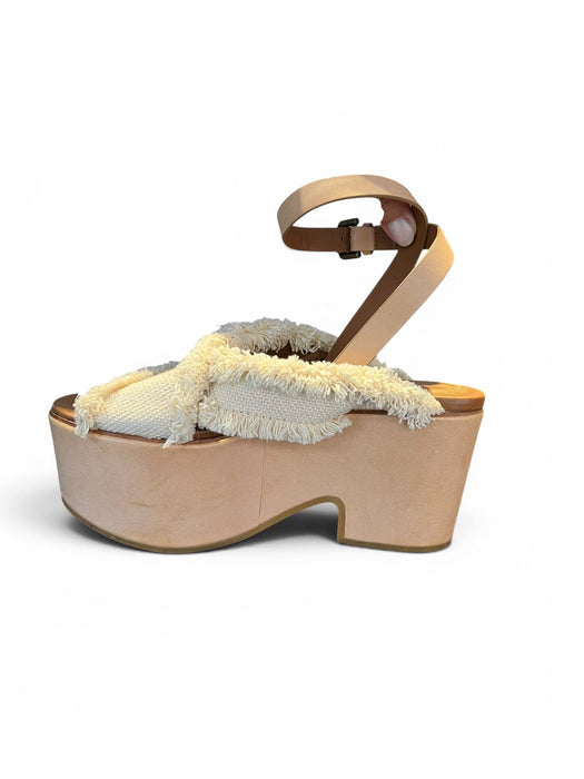 See by Chloe Bej Kadın Topuklu Sandalet 38