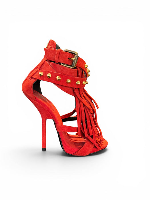 Giuseppe Zanotti Kırmızı Kadın Topuklu Ayakkabı 37