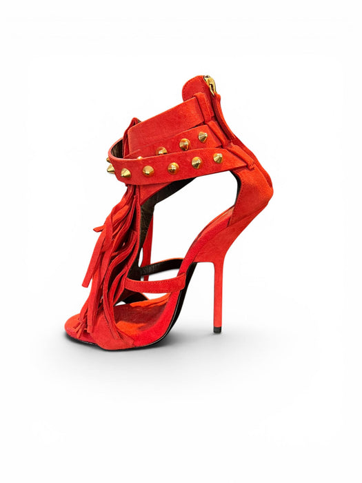 Giuseppe Zanotti Kırmızı Kadın Topuklu Ayakkabı 37