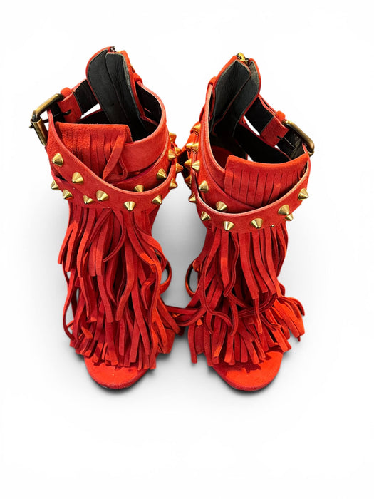 Giuseppe Zanotti Kırmızı Kadın Topuklu Ayakkabı 37