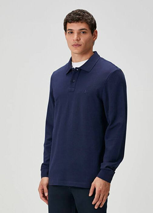 Beymen Lacivert Polo Yaka Erkek Gömlek S