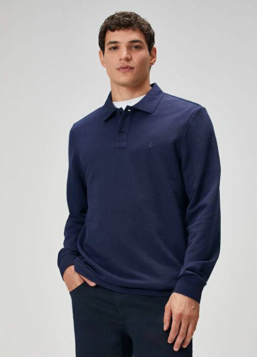 Beymen Lacivert Polo Yaka Erkek Gömlek S