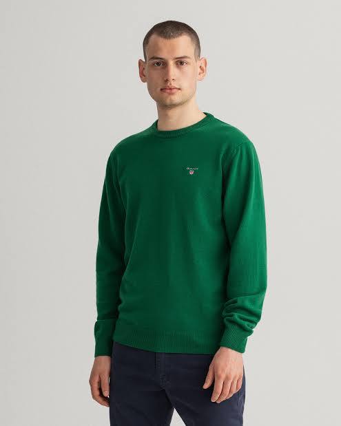 GANT Yeşil Erkek Yün Kazak S