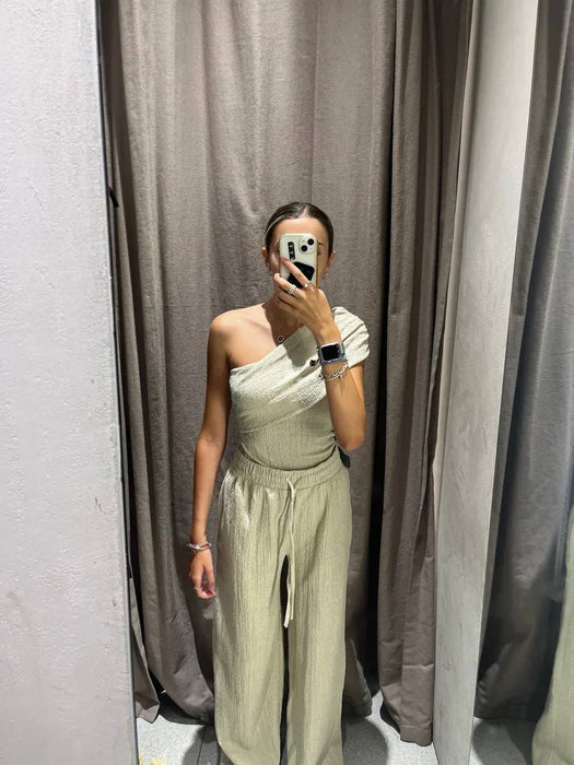 Zara Bej Kadın Bluz M