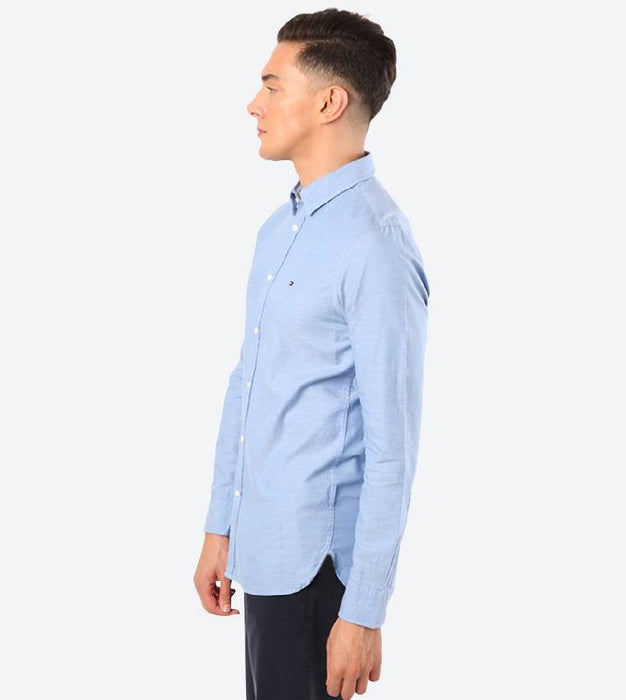Tommy Hilfiger Mavi Slim Fit Erkek Gömlek S