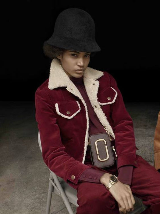 Marc Jacobs Bordo Kadın Mont M