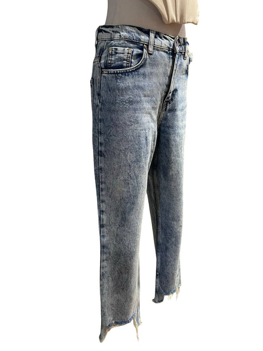 Zara Mavi Kadın Pantolon S