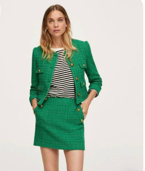 Mango Yeşil Kadın Ceket S