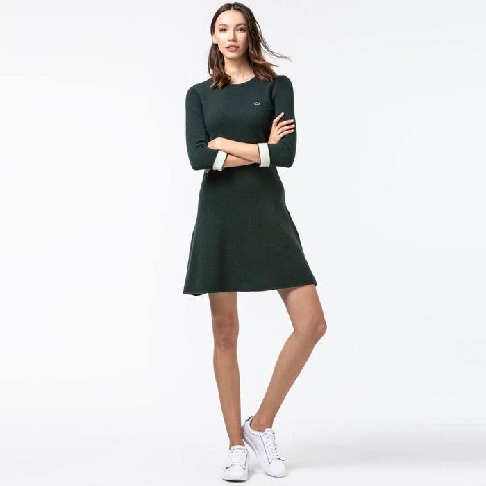 Lacoste Yeşil Kadın Yün Elbise S