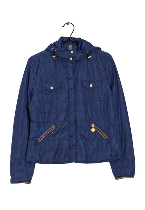 Massimo Dutti Lacivert Kadın Mont M