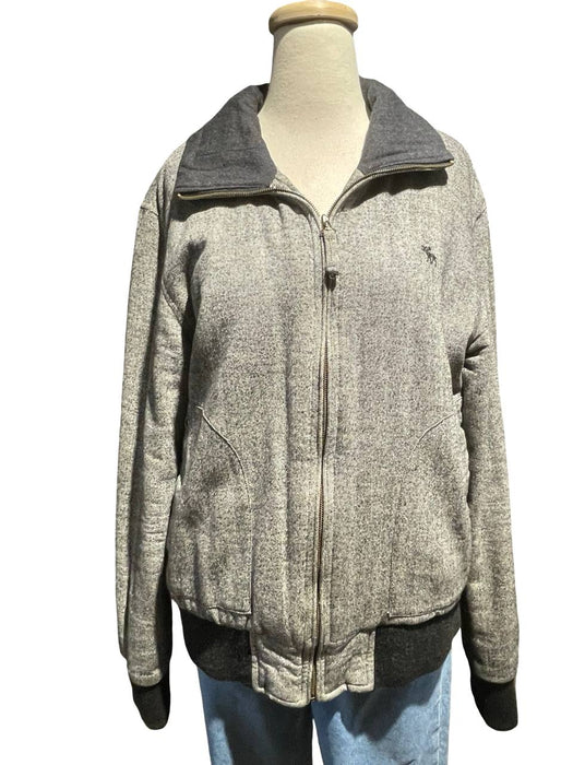 Abercrombie & Fitch Gri Erkek Mont L