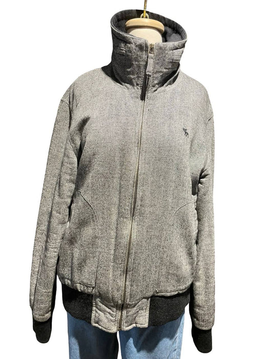 Abercrombie & Fitch Gri Erkek Mont L