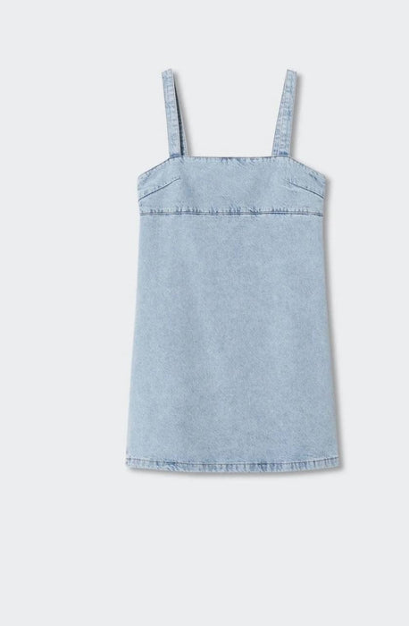 Mango Mavi Kadın Elbise XS