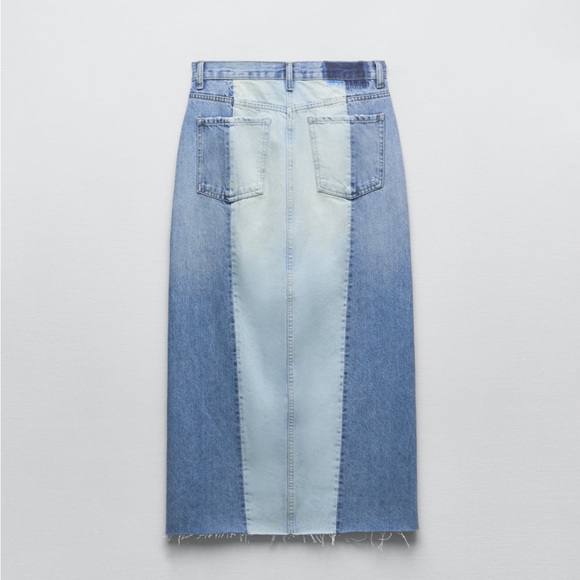 Zara Mavi Kadın Etek S