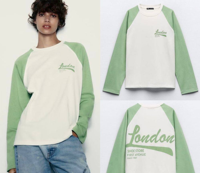 Zara Çok Renkli Kadın Sweatshirt S