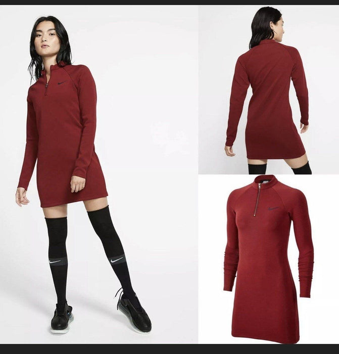 Nike Bordo Kadın Elbise S