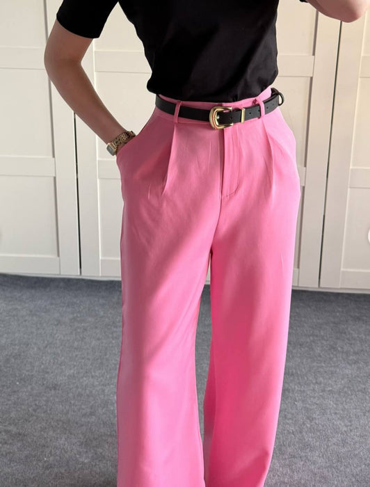 Zara Pembe Kadın Pantolon XS