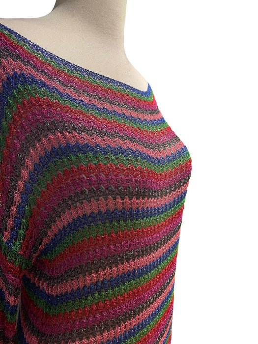 Zara Çok Renkli Kadın Örgü Elbise S