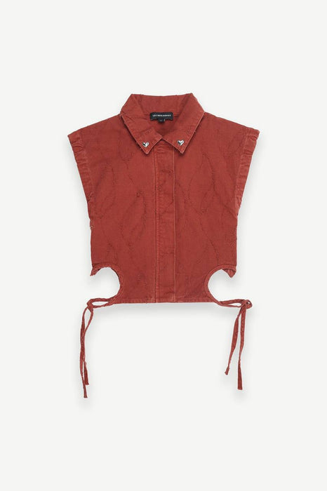 Les Benjamins Bordo Kadın Yelek M