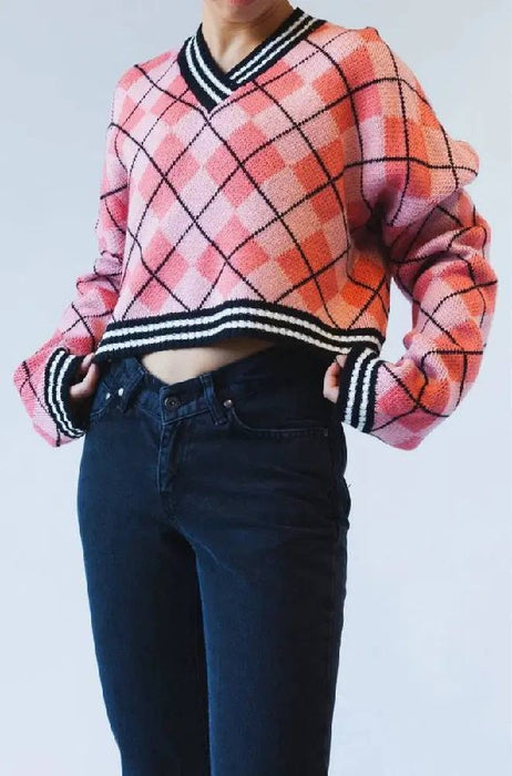 The Ragged Priest Çok Renkli Kadın Kazak S