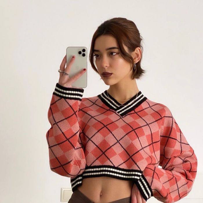 The Ragged Priest Çok Renkli Kadın Kazak S