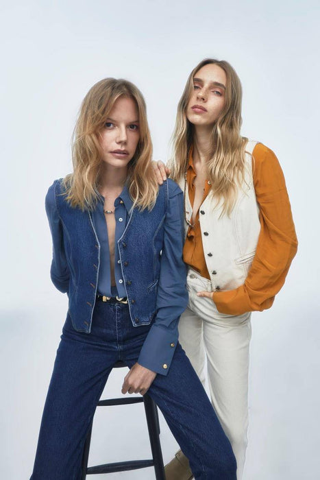 Sorbe Mavi Kadın Yelek S