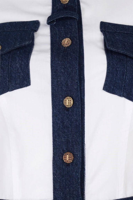 Sorbe Beyaz Kadın Gömlek XS/S