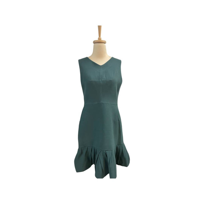 Machka Yeşil Kadın Elbise XL