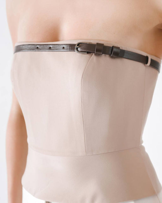 San-Dra  Bej Kadın Büstiyer S