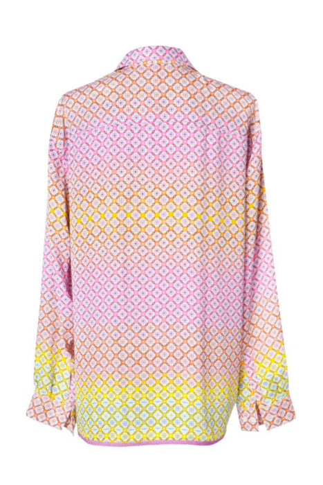 Boubou Çok Renkli Unisex Pantolon Gömlek Takım XS/S