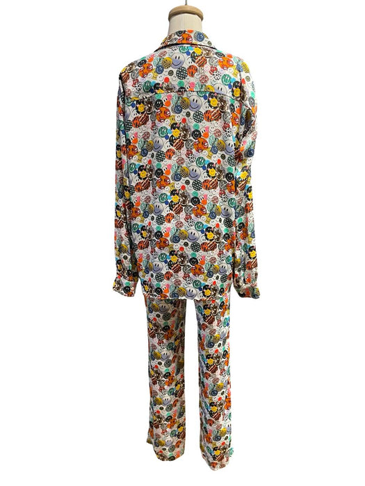 Boubou Çok Renkli Kadın Pantolon Gömlek Takım XS/S