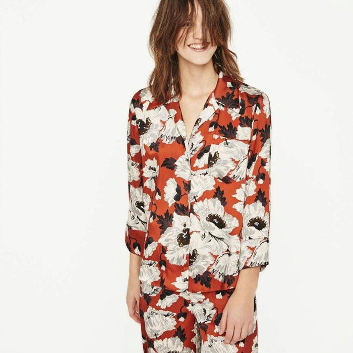 Zara Çok Renkli Kadın Gömlek S