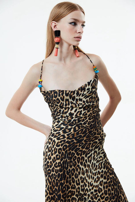 New Arrivals Leopar Kadın Elbise S