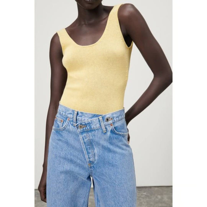 Zara Sarı Kadın Bodysuit XS