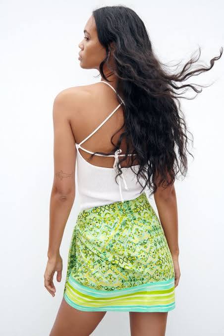 Zara Çok Renkli Kadın Etek XS