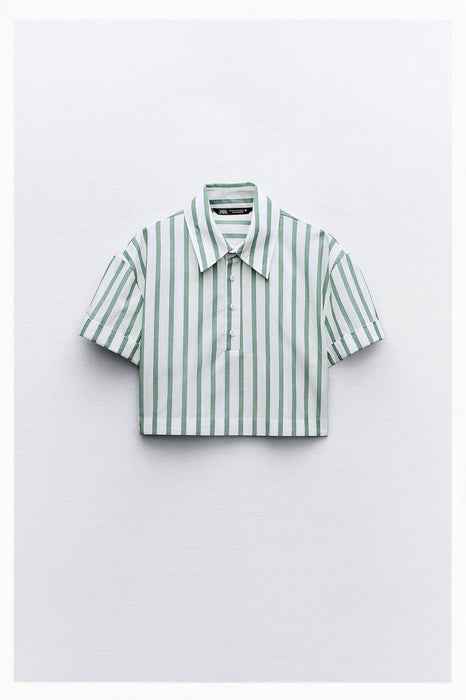 Zara Çizgili Kadın Gömlek XS