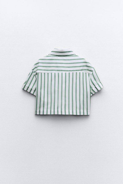 Zara Çizgili Kadın Gömlek XS