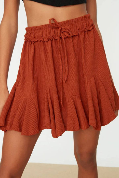 Trendyol Kahverengi Kadın Etek XS