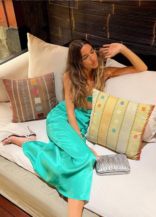 Zara Yeşil Kadın Elbise XS