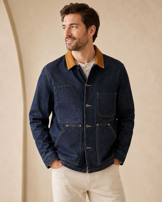 Zara Mavi Erkek Denim Ceket S