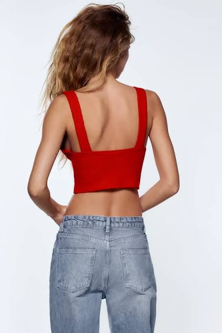 Zara Kırmızı Kadın  Bra S