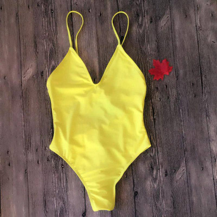 H&M Sarı Kadın Bodysuit XS