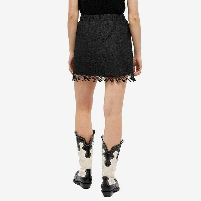 Ganni Siyah Kadın Etek S