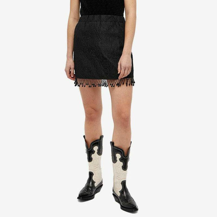 Ganni Siyah Kadın Etek S