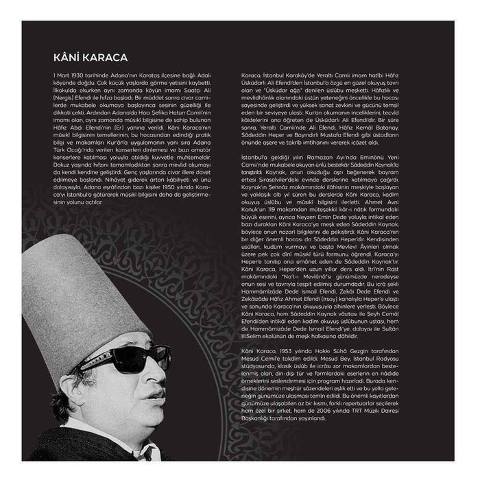 Kani Karaca İlahiler Plak